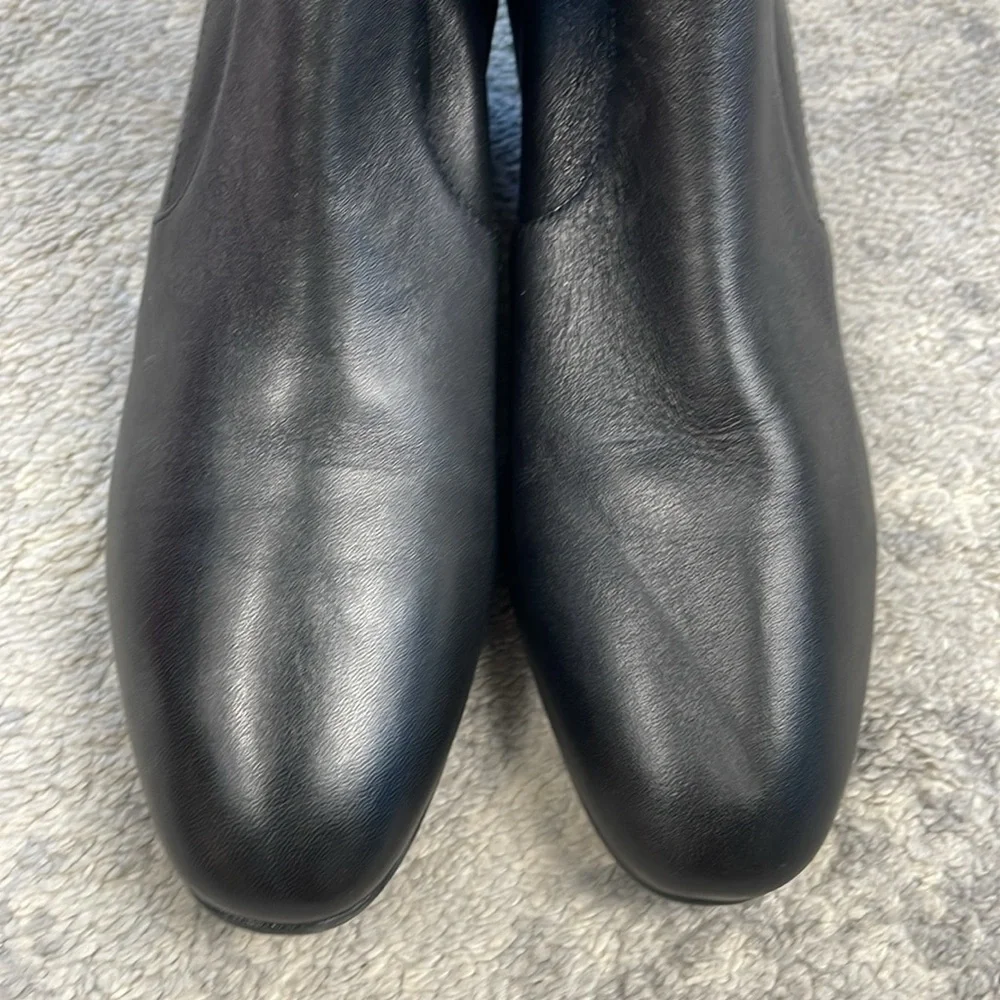 Stuart Weitzman Genna 25 City Boot Stretch Nappa Leather OTK Black Sz 5